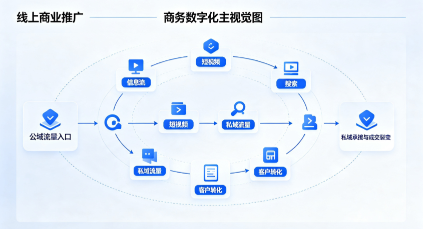 昭平县线上商业推广怎么做？全域流量闭环搭建与低成本转化实战指南
